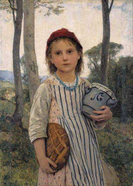 Little Red Riding Hood, Albert Anker